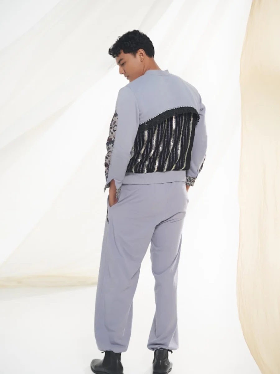 Pearl grey two-piece set by Casa Annie Bali clothing manufacturer